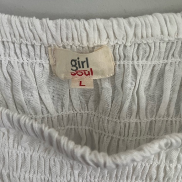 White Ruffled Dress - Picture 2 of 3